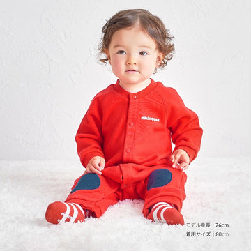 【WEB限定】バックロゴカバーオール【WebLimited】 赤 商品画像
