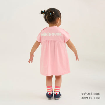 【WEB限定】バックロゴ半袖ワンピース【WebLimited】