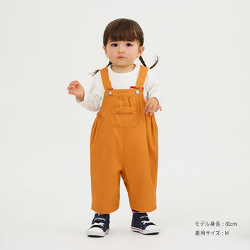 【WEB限定】6分丈オーバーオール【WebLimited】 オレンジ 商品画像
