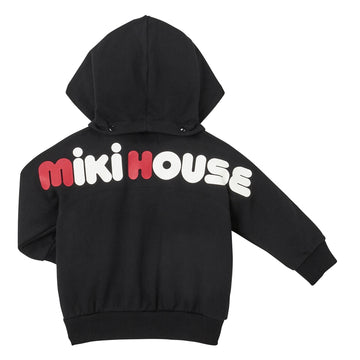 back logo hoodie black 商品画像
