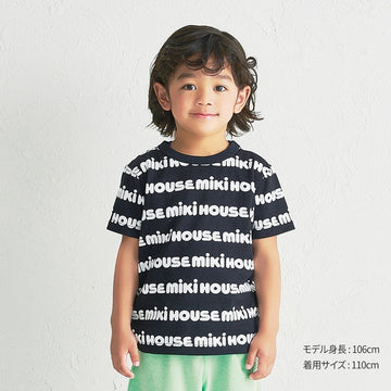 【WEB限定】総柄ロゴ半袖Tシャツ【WebLimited】 黒 商品画像