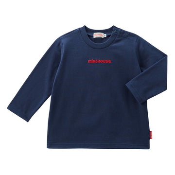 長袖Tシャツ 紺 商品画像