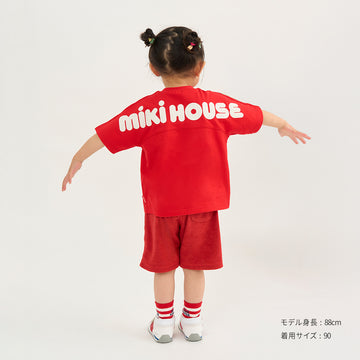 【WEB限定】バックロゴ半袖Tシャツ【WebLimited】 赤 商品画像
