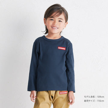 【WEB限定】ワッペンロゴ長袖Tシャツ【WebLimited】 紺 商品画像