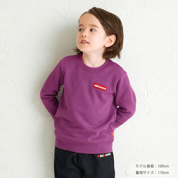 【WEB限定】ワッペンロゴトレーナー【WebLimited】 パープル 商品画像