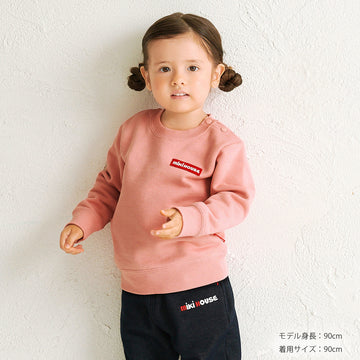【WEB限定】ワッペンロゴトレーナー【WebLimited】 サーモンピンク 商品画像
