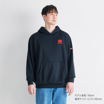 【WEB限定】裏起毛ダンボールニットフーディー(大人用)【WebLimited】 黒 商品画像