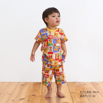 【特別価格】半袖パジャマ(子ども用)【キャンセル・返品不可】 赤 商品画像