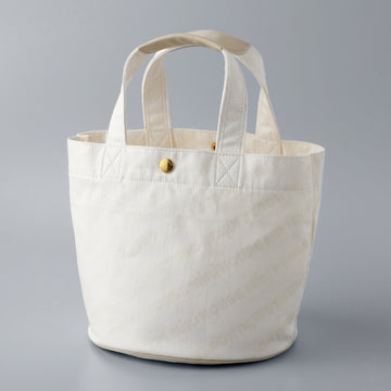 【黄金标签】牛仔手提包 白 商品画像