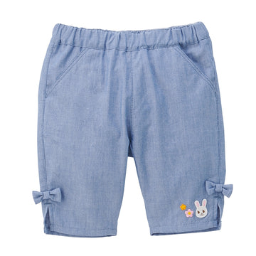3/4 length pants blue 商品画像