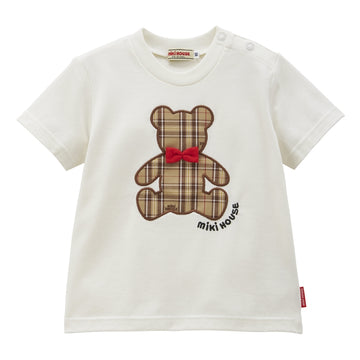 MIKI HOUSEbear short sleeve t-shirt white 商品画像