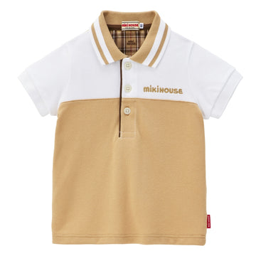 short sleeve polo shirt beige 商品画像
