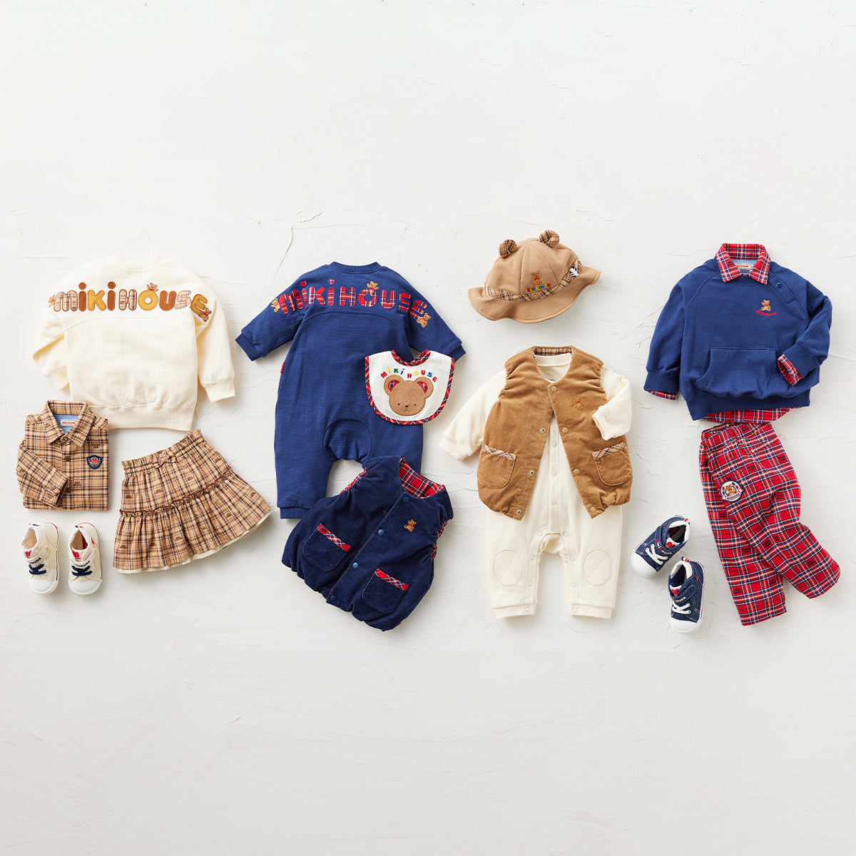 MIKI HOUSEBear back logo sweatshirt