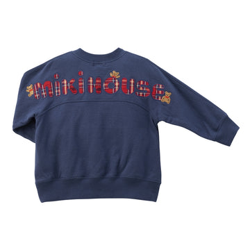 MIKI HOUSEbear back logo sweatshirt Navy blue 商品画像