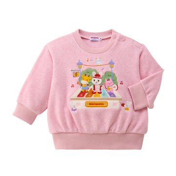 裏起毛トレーナー ピンク 商品画像
