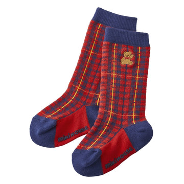 MIKI HOUSEbear knee socks Navy blue 商品画像