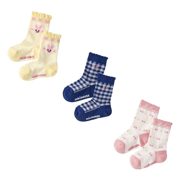 【感謝祭】ソックスパック3足セット(11cm-17cm)【配送希望日・キャンセル・返品不可】 ピンク 商品画像