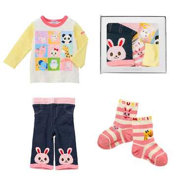 【官方网站限定】礼品长袖T恤套装【BOX附赠】 白×ピンク 商品画像