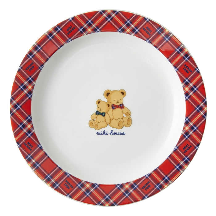 感謝祭】ミキハウスベア プレート【キャンセル・返品不可
