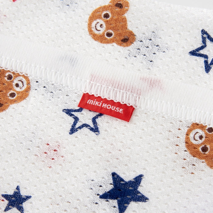 ピュアベールノースリーブ前あきメッシュ天竺ボディシャツ