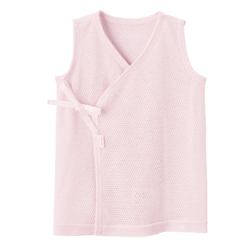 Pure veil sleeveless mesh jersey short underwear pink 商品画像