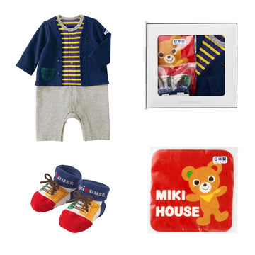 【WEB限定】ギフト カバーオールセット【BOX付き】 紺 商品画像
