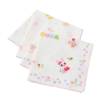 ガーゼハンカチセット ピンク 商品画像