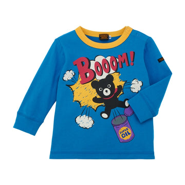 長袖Tシャツ 青 商品画像