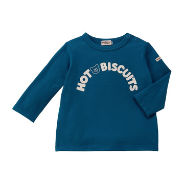 長袖Tシャツ 青 商品画像