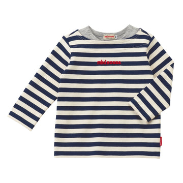 Border long sleeve T-shirt Navy blue 商品画像