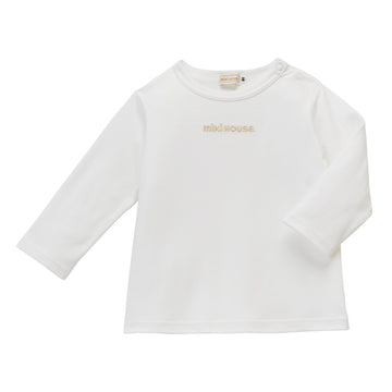 【ゴールドレーベル】海島綿長袖Tシャツ 白 商品画像