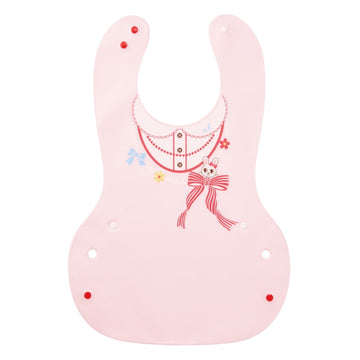 立体的ランチスタイ(お食事エプロン) ピンク 商品画像