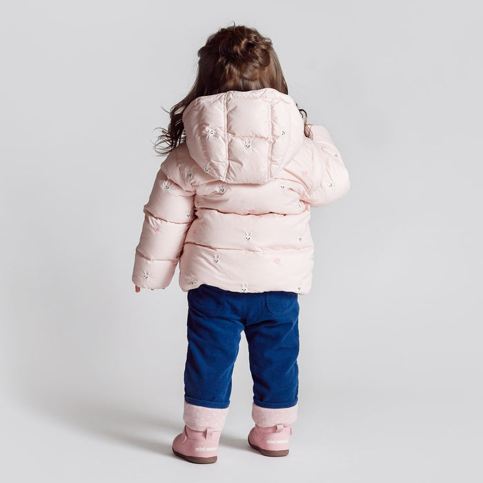 Puccie & Rabbit 자수 다운 재킷