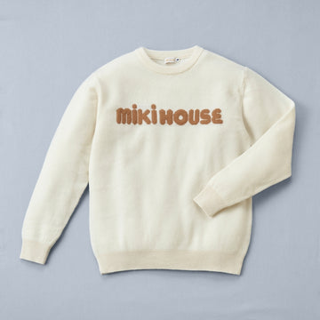 【ゴールドレーベル】ベビーカシミヤセーター(大人用) 白 商品画像