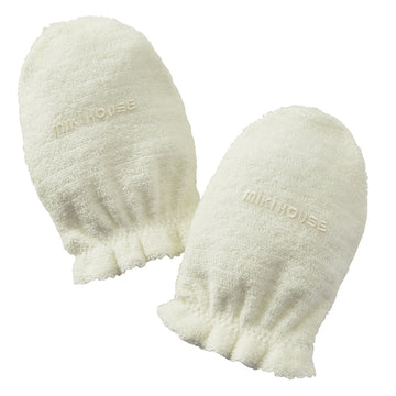 Non-twist pile mittens white 商品画像