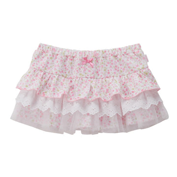 skirt with tulle lace white 商品画像
