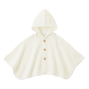 knit cape white 商品画像