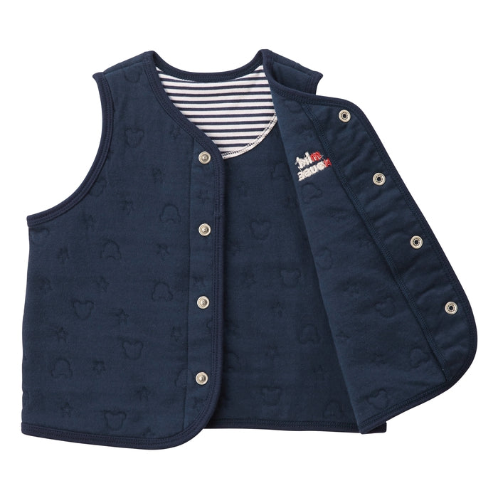 퀼트 조끼 니트