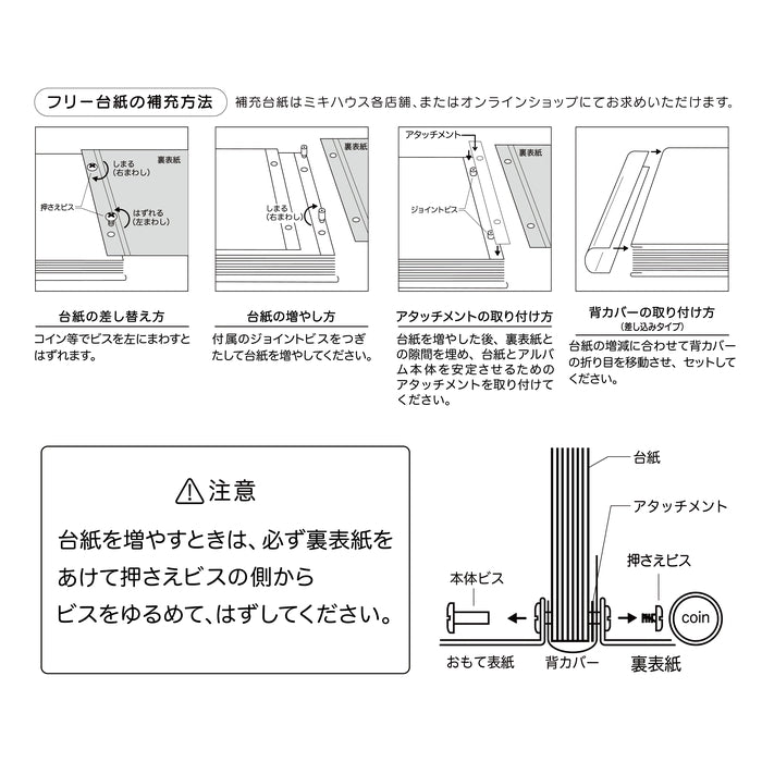 アルバム替台紙