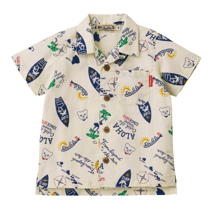 トロピカル柄半袖シャツ | ミキハウスオフィシャルサイト