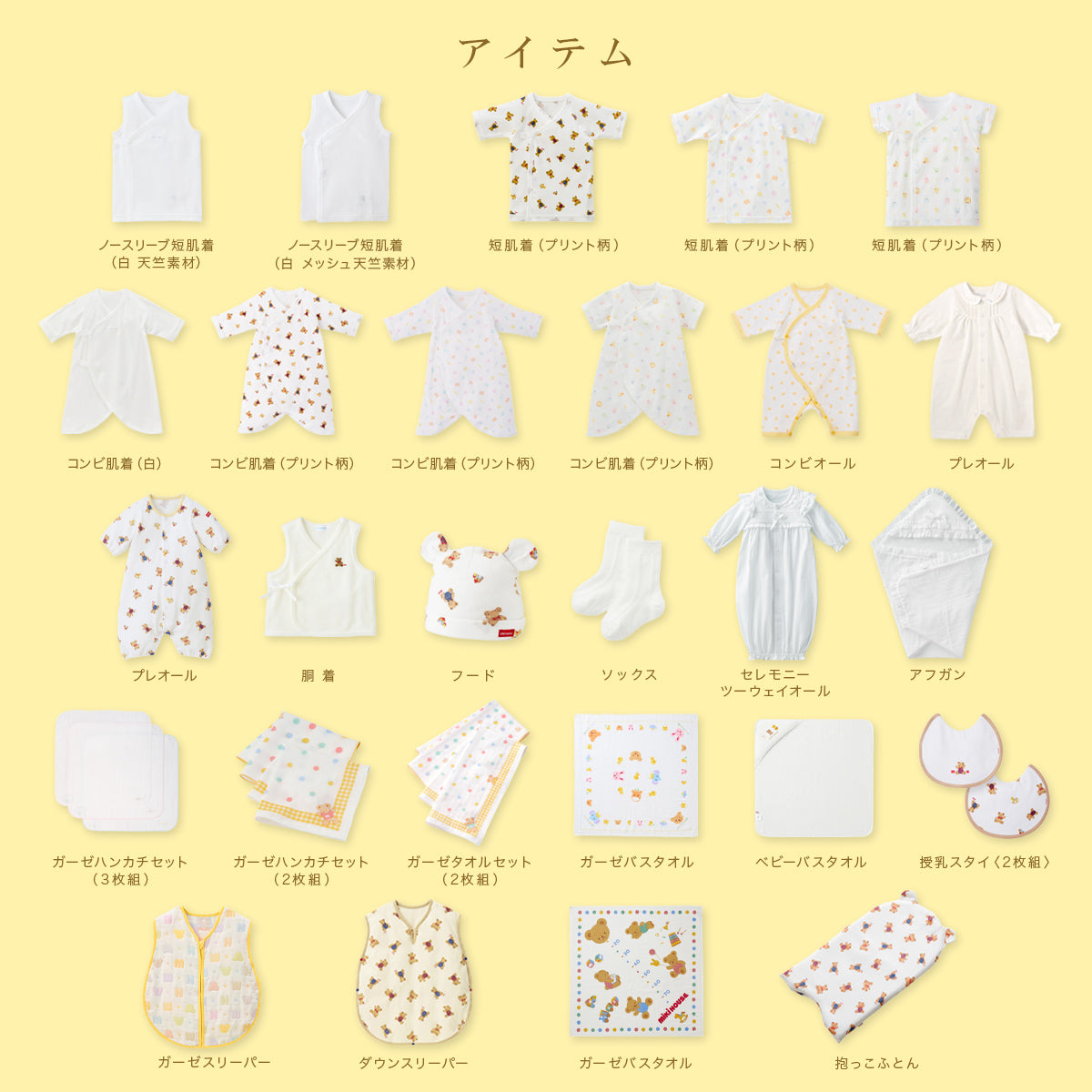 春夏 出産準備パッケージ（15万円コース） – ミキハウスオフィシャル