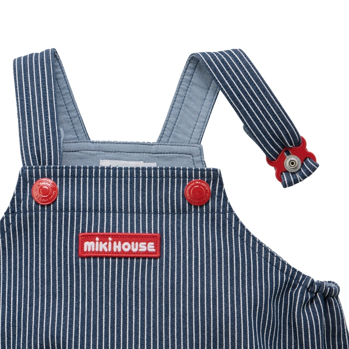【WEB限定】ストレッチニットデニムロンパース【WebLimited】