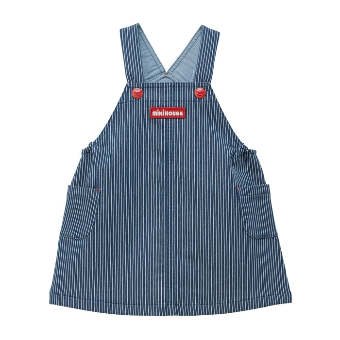 【WEB限定】ストレッチニットデニムジャンパースカート【WebLimited】