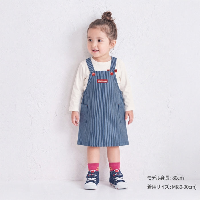 【WEB限定】ストレッチニットデニムジャンパースカート【WebLimited】