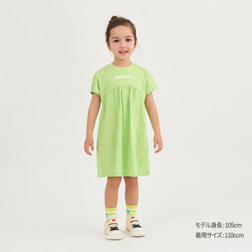 【WEB限定】バックロゴ半袖ワンピース【WebLimited】 ライトグリーン 商品画像