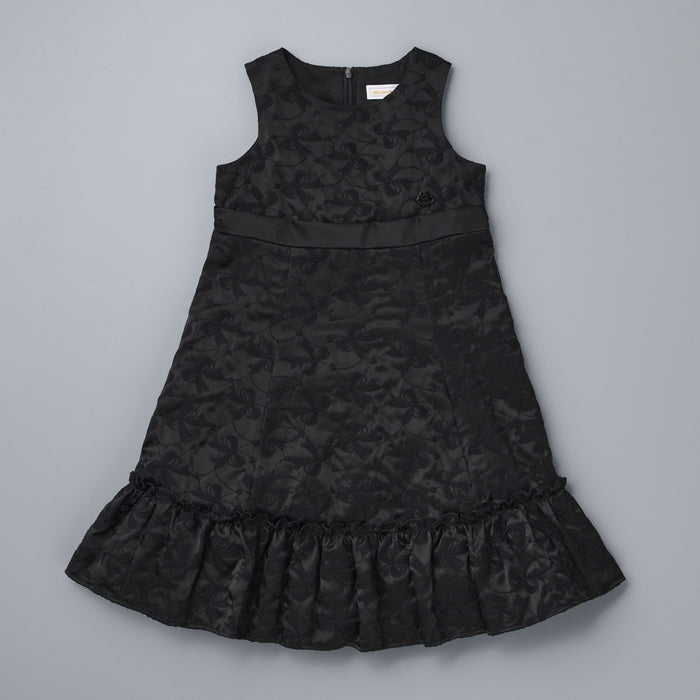 [金标签]丝绸花边连衣裙