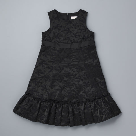 [金标签]丝绸花边连衣裙