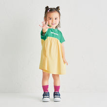 WEB限定】バイカラーバックロゴ半袖ワンピース【WebLimited