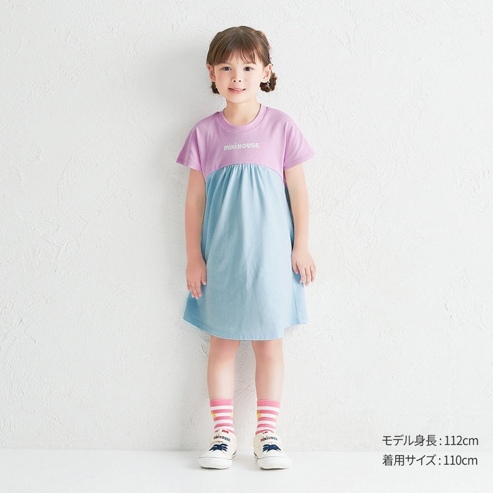 【WEB限定】バイカラーバックロゴ半袖ワンピース【WebLimited】 2