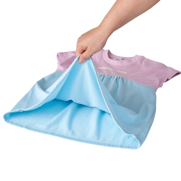 【WEB限定】バイカラーバックロゴ半袖ワンピース【WebLimited】